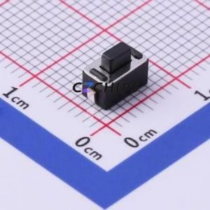 TS-1101NH-B-B-B Tactile Switch SMD Switch Single Pole Single Throw Rectangle Button 1.6N Vertical Mount - Product Image 1