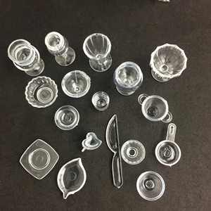 Set di 13 Pezzi di Accessori per Casa delle Bambole in Plastica, Mobili da Pranzo, <span class=keywords><strong>Mini</strong></span> Giocattoli Alimentari e Bevande, Set Fai-da-Te per Bambole alla Moda - Product Image 4