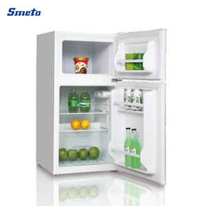 Smeta 88L petit réfrigérateur à double porte de ménage réfrigérateur à congélateur supérieur <span class=keywords><strong>en</strong></span> vente - Product Image 3