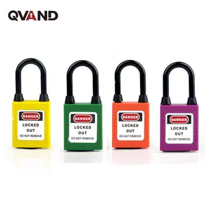 QVAND 38mm Isolation Nylon Antipoussière Cadenas Maître Sécurité Cadenas Identique LOTO Verrouillage