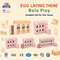 Ensemble de jeu maisonnette pour enfants 3 ans et plus, avec écran tactile, thème 'Poussée des œufs', pour jeu d'imitation urbain et jeu de rôle, aire de jeux intérieure