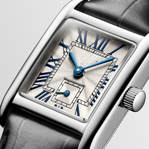 Ladies Automatic Mechanical <b>Watch</b> Round Stainless Steel <b>Case</b> Diamond Bezel Roman Numeral Dial Date Display Sapphire Longinesing - Product Image 5