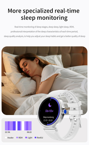 Reloj Inteligente <span class=keywords><strong>GT3</strong></span> Mini para Mujer, Personalizable de Fábrica, Pantalla Táctil IPS, Resistente al Agua, Monitor de Actividad, Recordatorio de Videollamadas, Toma de Fotos - Product Image 4