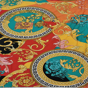 Chất lượng cao chống tĩnh 75D <span class=keywords><strong>satin</strong></span> 100% <span class=keywords><strong>Polyester</strong></span> vải in kỹ thuật số và dập nóng cho sườn xám lót MAY - Product Image 5