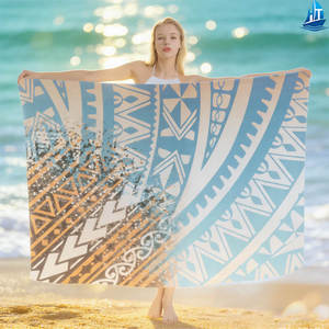 Pareo de Playa con Estampado Polinesio para Mujer, Ligero y Transpirable, para Vacaciones de Verano - Product Image 5