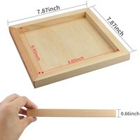Panneaux de toile en bois 24x8x8 pouces, vente en gros, récipients de peinture, pour enfants