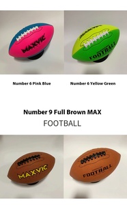 Vera attrezzatura da allenamento per Rugby in pelle americana <span class=keywords><strong>serie</strong></span> di gare professionali palloni durevoli per bambini e adolescenti - Product Image 3