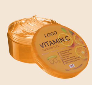 Gel Facial Calmante con Vitamina C Coreana, Crema Hidratante Sin Aceite, Iluminadora, Textura Ligera en Gel, ODM OEM - Product Image 3