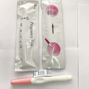 Cassette de <span class=keywords><strong>test</strong></span> de grossesse rapide sensible en une étape Testeur de grossesse manuel en plastique - Product Image 1