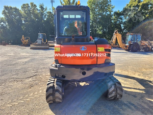 Excavatrice sur chenilles d'occasion de marque supérieure, mini-excavatrices d'occasion, origine japonaise, excavatrice d'occasion KUBOTA U57-4 - Product Image 6