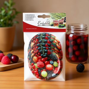 Couvercle à visser Einkochwelt 82 mm, design baies, pour bocaux - Product Image 3