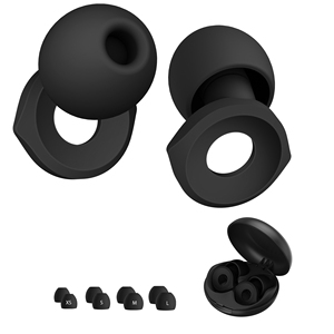 Custom Logo Safety Sleep Earplug Noise Cancelling Hearing Protection Soundproof Reusable Silicone Ear <b>Plugs</b> for Noise Reduction - Product Image 5