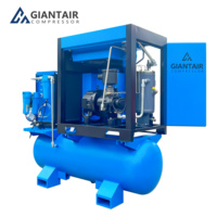 Kompresor Udara Sekrup Elektrik GIANTAIR 11kw 22kw 30kw 4 Unit Terpadu 1.5 Mpa 1.6 Mpa Mesin Pemotong Laser Serat Minyak