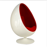 Salon classique loisirs meubles de maison en fibre de verre West Mod aviator stéréo Alpha Mod Pod fauteuil de relaxation avec haut-parleur