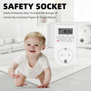 Hẹn Giờ Kỹ thuật số chuyển đổi điện tử 12/24 giờ hàng tuần Lập trình thời gian ổ cắm EU Anh chúng tôi cắm ổ cắm thiết bị nhà bếp kiểm soát thời gian - Product Image 4