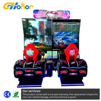 Simulateur de course à double écran LCD 55 pouces, le nouveau simulateur de course est parfait pour les centres de jeux et de divertissement