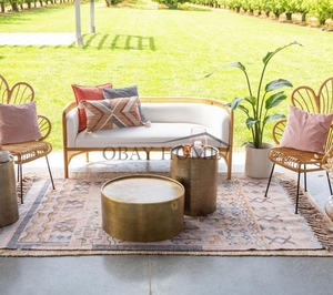 Vente directe d'usine de meubles modernes en bois massif avec coussins canapé <span class=keywords><strong>canne</strong></span> et décor en bois canapé de mariage <span class=keywords><strong>location</strong></span> canapé de salon - Product Image 5