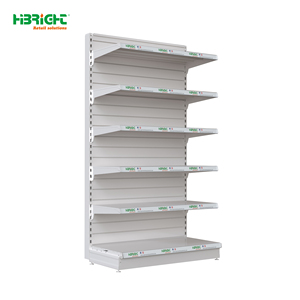 Scaffalature <span class=keywords><strong>per</strong></span> supermercati in stile isola, popolari, <span class=keywords><strong>a</strong></span> doppia faccia, con illuminazione integrata - Product Image 4