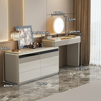 Table de toilette moderne italienne en bois massif écologique avec tiroirs intégrés, meuble de chevet de luxe haut de gamme pour chambre à coucher