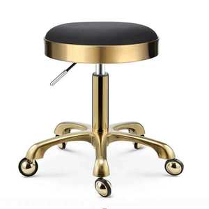 <span class=keywords><strong>Tabouret</strong></span> de bureau, mobilier de salon, <span class=keywords><strong>tabouret</strong></span> selle, chaise de coiffure réglable à 360 degrés avec roulettes, <span class=keywords><strong>tabouret</strong></span> de salon doré - Product Image 5