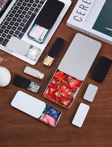 Boîte en métal portable de type MM <span class=keywords><strong>Rawer</strong></span> Push Pull pour pilules, pastilles, bonbons, pièces de monnaie, bijoux, boîte de rangement de voyage - Product Image 3