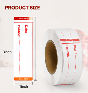 Self-Adhesive Rectangular Paper <b>Labels</b> Writable for Food Packaging Daily Necessities - Product Image 2