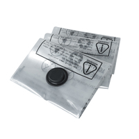 Sacs de rangement compressibles B-PA+PE brillants, anti-poussière, double niveau, pliables, sous vide, écologiques, pour vêtements et literie de voyage