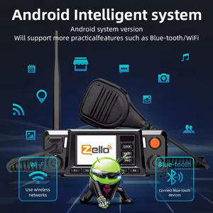 Zello 2G 3G 4G сетевое переключение Poc радио с Bluetooth WiFi 20W BQ9900 Android автомобильный мобильный домофон - Product Image 2