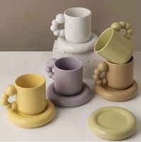 Fabriek Direct Nordic Ins Stijl Vet Mok 5 Leuke Kleur Paar Koffie Cup Vlinder Kantoor Keramische Kopje Koffie