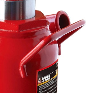 Cric hydraulique bouteille de 20 tonnes, portable, en acier, pour levage de voiture, outil de réparation automobile, cric bouteille soudé à profil bas et compact - Product Image 3
