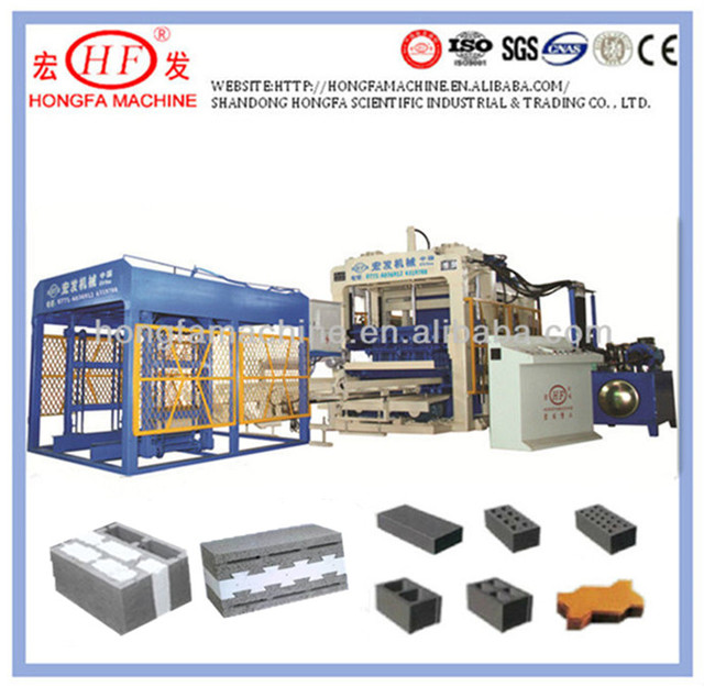 EPS Light Weight Concrete Block Machine / EPS Insulation Block Production Line / Algeria EPS Particles Injecting PLC Pump Engine
