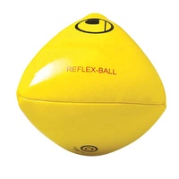 Jouet de réaction d'entraînement de gardien de but avec logo personnalisé balle réflexe de contrôle balle de gardien de but balle triangulaire balle molle à rebond élevé