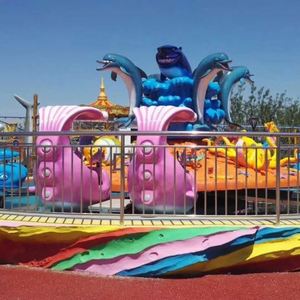 Atracciones de Parque de Diversiones Shark Island para Uso en Interiores y Exteriores, Fabricadas en Fibra de Vidrio y Metal, para Centros Comerciales - Product Image 1