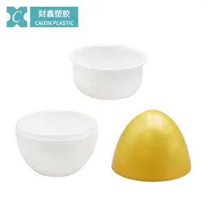 New Design Pudding Plastic Packaging Containers Egg Shape Packaging Cups Special Shape Food Plastic Containers