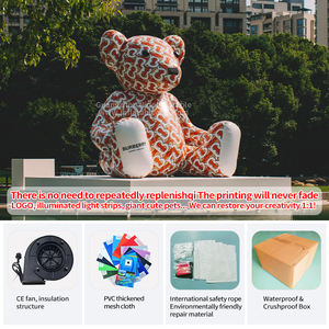 Oso de peluche inflable de PVC gigante, modelo de dibujos animados, actividades al <span class=keywords><strong>aire</strong></span> libre, carpa, globo, decoración, publicidad, modelo de <span class=keywords><strong>aire</strong></span> para exteriores - Product Image 3