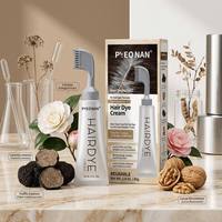 Crème colorante capillaire bio sans ammoniaque, couvrance racines noires, sans PPD, stick colorant capillaire en plastique, qualité supérieure OEM