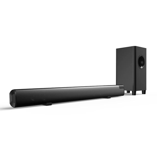 NEW Home Theatre System with TV BT 2.1ch 60W 80W 120W Soundbar with Subwoofer Speaker Wired & Wireless Soundbar for Tv