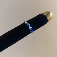 Fanhua Schmuck TikTok Bestseller Anlauffreier Edelstahl Wasserdichter Vergoldeter Verstellbarer Offener Ring