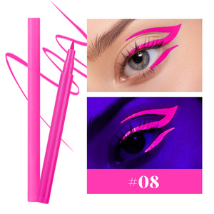 อายไลเนอร์เนื้อน้ำยูวีนีออน 10 สี ชุดสีเรืองแสงในที่มืด กันน้ำ สำหรับทาหน้าและผิวกาย รับทำโลโก้แบรนด์ส่วนตัว - Product Image 5