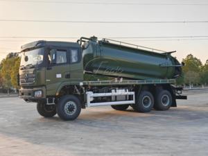 Custom green Shacman 6×6 off-road sewage <b>suction</b> truck, Weichai-powered for tough road conditions, for overseas export, - Product Image 6