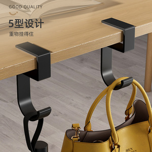 Desk Hook For School Bags Space Aluminum Single Hook 15kg Load Capacity Student Desk Organizer - Product Image 3