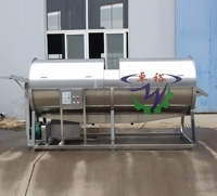 Industriële aardappel schil- en reinigingsmachine, trommeltype fruit- en groenteschrobmachine