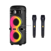 Altavoz Portátil Económico con Doble Subwoofer de 4 Pulgadas, Mini Torre de Sonido, Bluetooth, para Fiestas, Bocinas, Caixa De Som, Blue Tooth