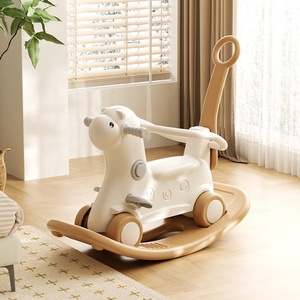 ของเล่นเด็ก Feelbaby รูปสัตว์ ของเล่นเด็กเล็ก แทรมโพลีนพลาสติก <span class=keywords><strong>ม้า</strong></span>โยก ของขวัญวันเกิดครบรอบ 1 ปี รถสไลด์ - Product Image 5