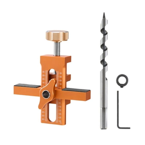 Outil de positionnement auxiliaire de précision de qualité industrielle pour quincaillerie d'armoires, OEM pour le travail du bois DIY, gabarit de montage de porte d'armoire fixe, outils à main - Product Image 1