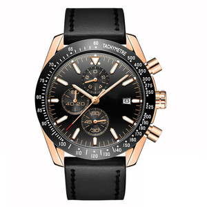 Reloj de Hombre de Acero Inoxidable, Reloj de Cuarzo con Movimiento Japonés, Parte Trasera de Acero Inoxidable, Resistente al Agua 5 ATM - Product Image 5