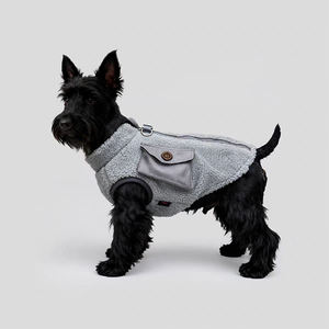 Wollmantel mit Reißverschluss für Haustiere, weiche Hundebekleidung für Winter und Herbst, Mantel, Jacke, Hundejacke, Hundemantel für kaltes Wetter im Freien - Product Image 3