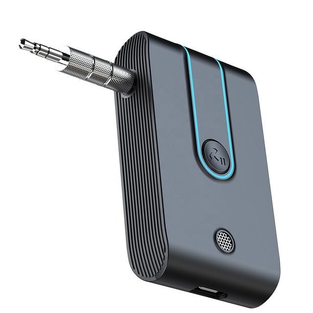 Bluetooth Compatible Receiver 3.5mm Aux Jack Car Kit Music Car Kit Bluetooth Wireless Audio Receiver