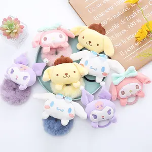 Wholesale Sanrio bag plush Charm Anime Pearly Cion Purse My Melody Kuromi Cinnamoroll children plush toy bag