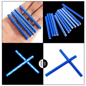 12 Pièces De Vélo Coloré Réfléchissant Enjoliveurs Réflecteurs Pour Roue De Bicyclette Bâton - Product Image 3